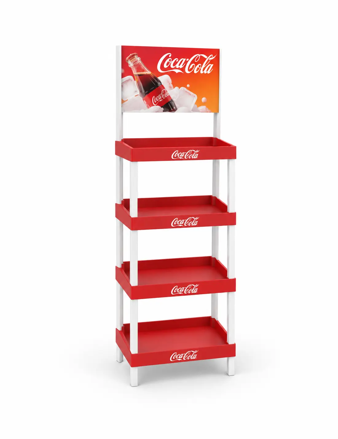 Custom 4-Tier Plastic Beverage