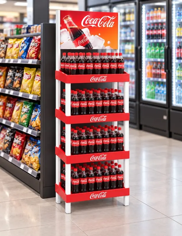 Custom 4-Tier Plastic Beverage