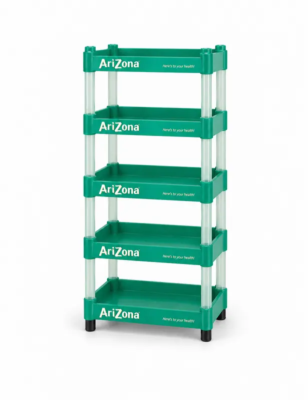 Five-Tier Plastic Beverage Flo