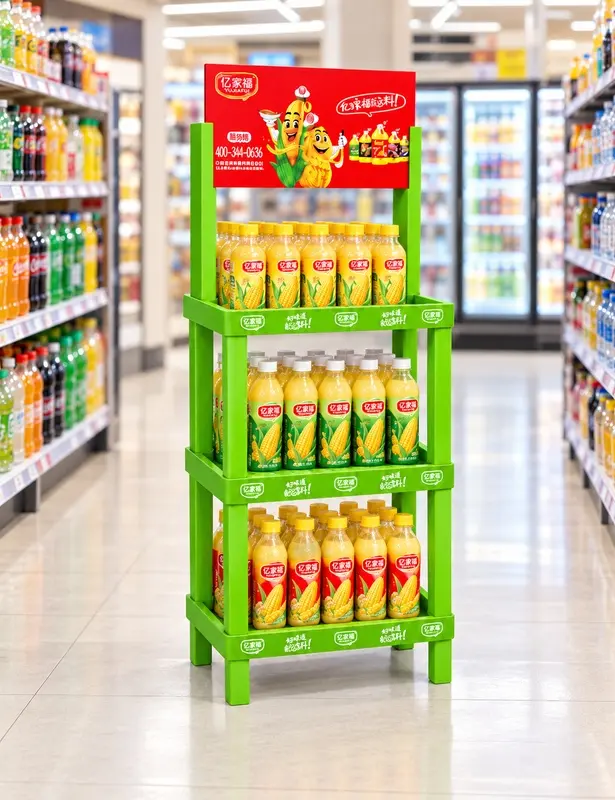 Custom 3-Tier Plastic Floor Di